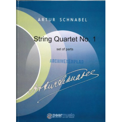 String quartet no.1 : -Artur Schnabel