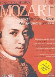 Arias for Baritone/Bass (+CD) : -Wolfgang Amadeus Mozart