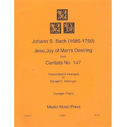 JESU JOY OF MAN'S DESIRING : -Johann Sebastian Bach