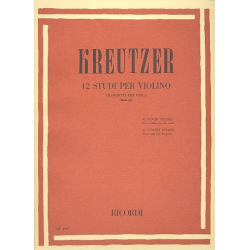 Studi per violino : trascritti per viola -Rodolphe Kreutzer