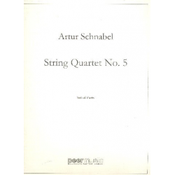 String Quartet no.5 : -Artur Schnabel