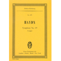Sinfonie A-Dur Nr.59 Hob.I:59 : -Franz Joseph Haydn