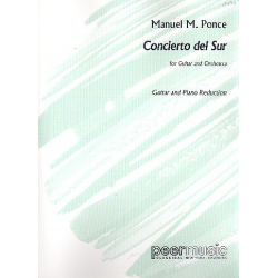 Concierto del sur for guitar and -Manuel Ponce