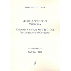 3 Konzerte : für Cembalo und Orchester - Jiri (Georg) Antonin Benda