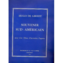 SOUVENIR SUD-AMERICAIN : POUR OBOE, - Hugo de Groot