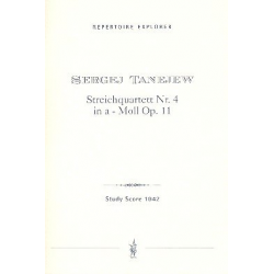 Streichquartett a-Moll Nr.4 op.11 -Sergej Tanejew