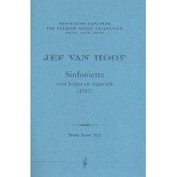 Sinfonietta : für Blechbläser und -Jef van Hoof