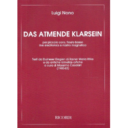 Das atmende Klarsein (+DVD) : -Luigi Nono