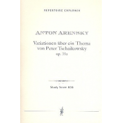 Variationen über ein Thema von -Anton Stepanowitsch Arensky