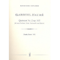 Quintett Nr.2 op.115 : für Klavier -Gabriel Fauré