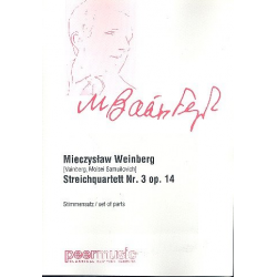 Streichquartett Nr.3 op.14 : -Mieczyslaw Weinberg