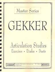 Articulation Studies for Trumpet -Chris Gekker