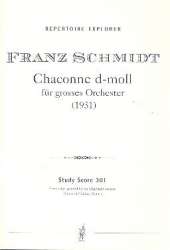 Chaconne d-Moll : für -Franz Schmidt