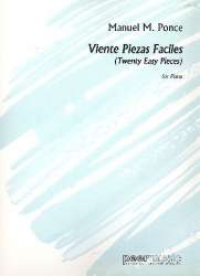 20 easy Pieces : for piano -Manuel Ponce