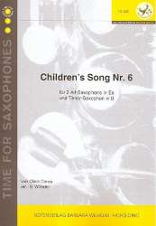 Children's Song no.6 : für 3 Saxophone (AAT) -Armando A. (Chick) Corea