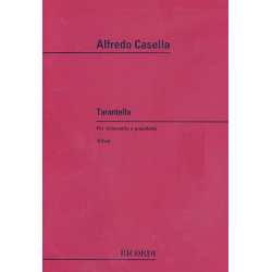 Tarantella : per violoncello e pianoforte -Alfredo Casella Lavagnino