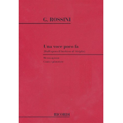 Una voce poco fa : per -Gioacchino Rossini
