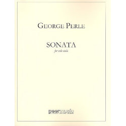 Sonata : for viola solo -George Perle