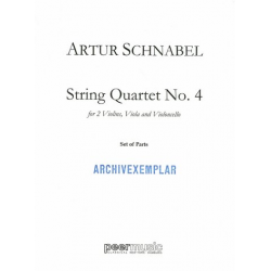 String Quartet no.4 : -Artur Schnabel