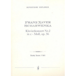 Konzert c-Moll op.56 Nr.2 : für Klavier -Xaver Scharwenka