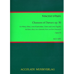 Chanson Et Danses Op. 50 Für Bläserseptett -Vincent d'Indy