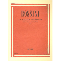 La regata veneziana : 3 canzonette -Gioacchino Rossini