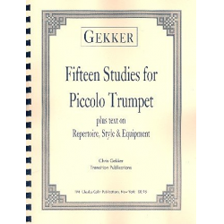 15 Studies : for piccolo trumpet -Chris Gekker