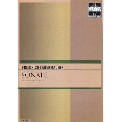Sonate : für Horn in F und Klavier -Friedrich Radermacher