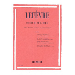 20 studi melodici : per -Jean Xavier Lefèvre