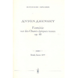 Fantaisie sur des chants épiques russes -Anton Stepanowitsch Arensky