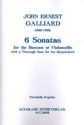 6 Sonatas With A Thorough Bass -Johann Ernst Galliard