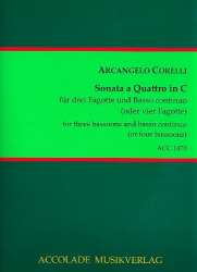 Sonata A Quattro In C Für 3 Fagotte und Bc -Arcangelo Corelli