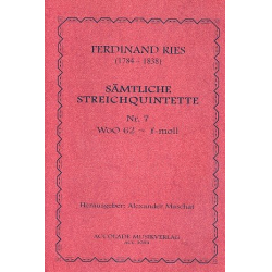 Quintett Nr. 7 F-Moll Woo 62 -Ferdinand Ries