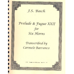 Prelude and Fugue no.22 : -Johann Sebastian Bach