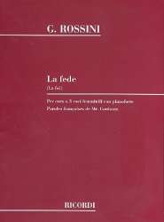 La Fede : per coro a 3 voci femminili -Gioacchino Rossini