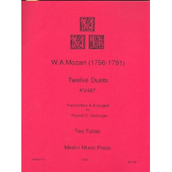 12 Duets KV487 : -Wolfgang Amadeus Mozart