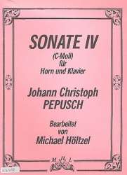 Sonate c-Moll Nr.4 : -Johann Christoph Pepusch
