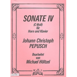 Sonate c-Moll Nr.4 : -Johann Christoph Pepusch