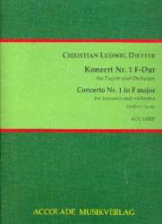 Konzert Nr. 1 F-Dur für Fagott und Orchester -Christian Ludwig Dietter