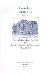 Miniaturtrio G-Dur op.200 Nr.2 : für Klavier, Violine - Cornelius Gurlitt