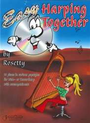 Easy Harping Together - Buch & CD -Rosetty