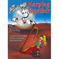 Easy Harping Together - Buch & CD -Rosetty