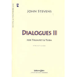 Dialogues no.2 : for trumpet and tuba -John Stevens