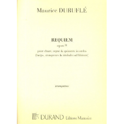 M. Duruflé : Requiem Trompettes 1-2 Orchestre Reduit -Maurice Duruflé