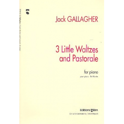 3 little Waltzes and Pastorales : for piano -Jack Gallagher