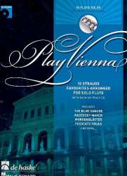 Play Vienna (+CD) : for flute -Johann Strauß / Strauss (Sohn)