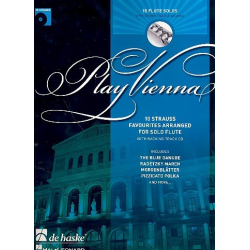 Play Vienna (+CD) : for flute -Johann Strauß / Strauss (Sohn)