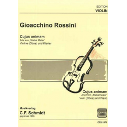 Cujus Animan : für Oboe und Klavier -Gioacchino Rossini