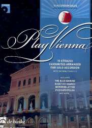 Play Vienna (+CD) : for accordion -Johann Strauß / Strauss (Sohn)