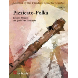Pizzicato-Polka : für 4 Blockflöten -Johann Strauß / Strauss (Sohn)